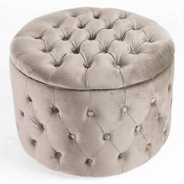 Pouf Taupe