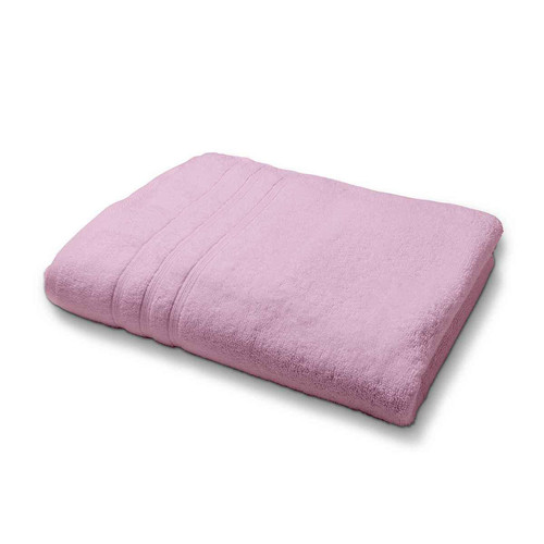 Serviette de Toilette Premium Coton 50 x 90 cm Uni Poudre de Lilas - Today - Serviette draps de bain