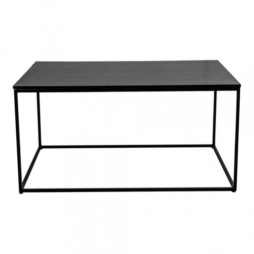 Table basse en Métal Noir PARKER - Table basse noir design