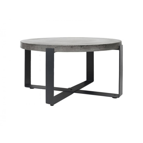 Table Basse Ronde CONCRETE - Nouveautes deco design