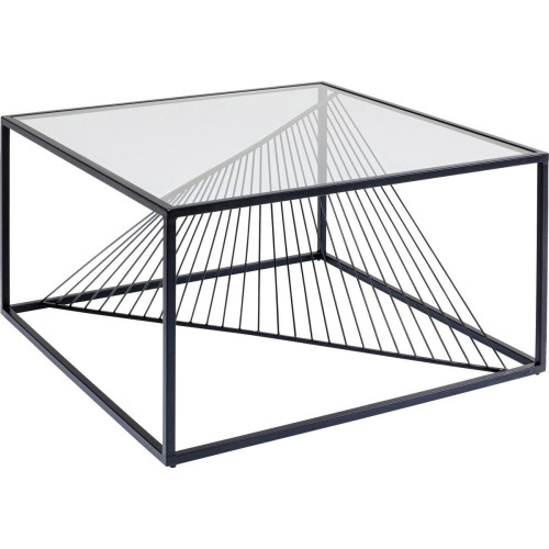 Table Basse TWISTED 75 x 75 cm - Kare design deco salon meuble deco