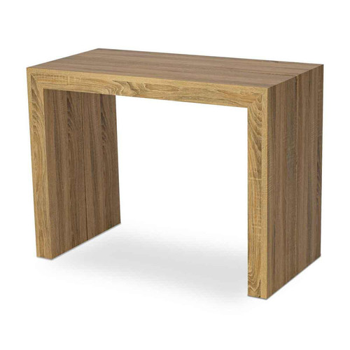 Table Console Extensible NASSAU XL Marron Sonoma - Salon meuble deco