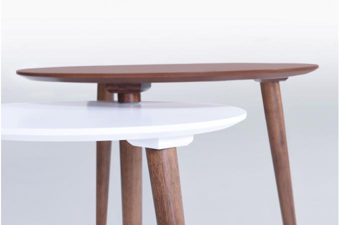 table d'appoint noyer