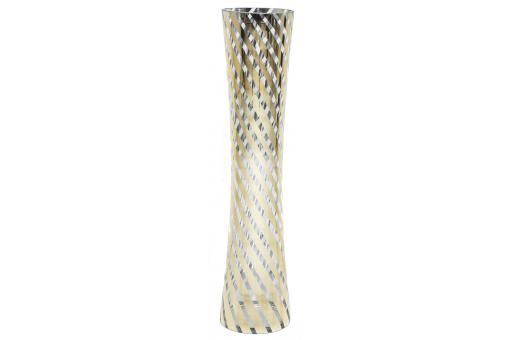 Vase Stripes rayures dorées 80cm
