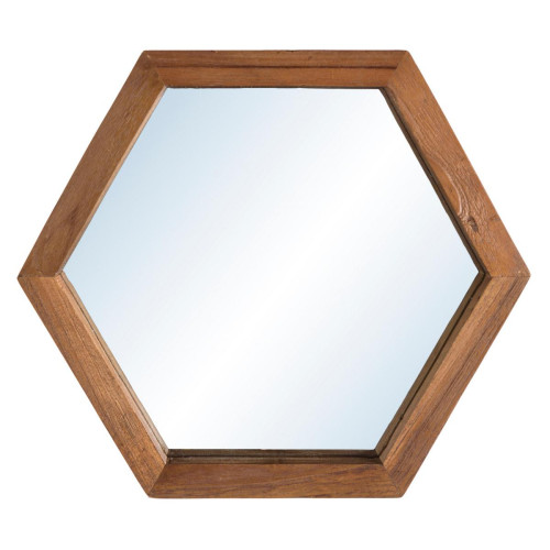 Miroir SIXTINE "S" forme hexagone Macabane  - Miroir design