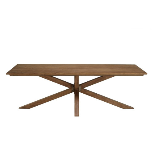 Table à manger rectangulaire 240x100cm en bois teck recyclé