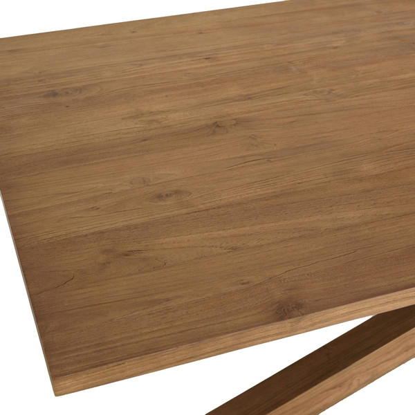 Table à manger rectangulaire 240x100cm en bois teck recyclé