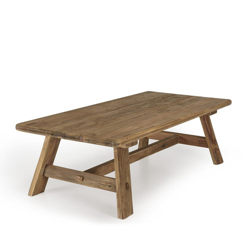 Table basse rectangulaire 140x70cm bois Pin recyclé SANDY