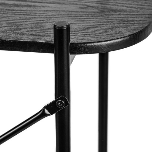 Table console design industriel noir en Bois