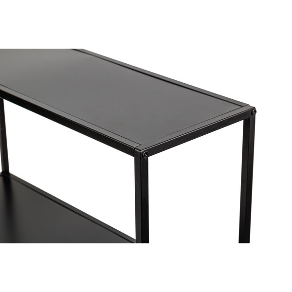 Table Console Design Industriel Moderne Noir