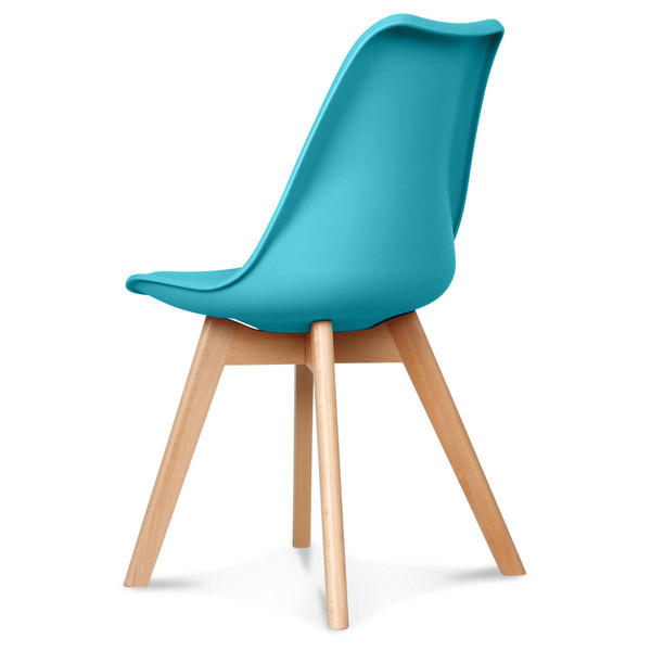 Chaise Design Style Scandinave Turquoise ESBEN