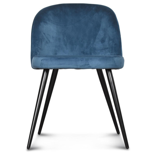 BRAILY - Chaise bleu design