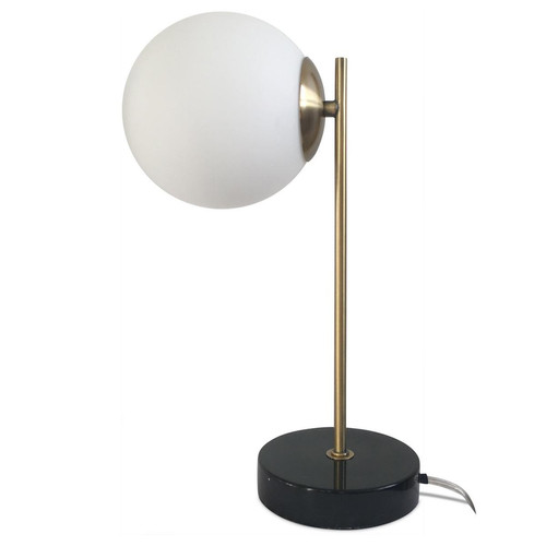 Lampe Marbre Noir EBONY - DeclikDeco - Lampe design