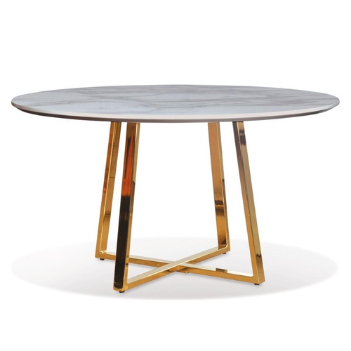Table Basse Doré FRANK - DeclikDeco - Salon meuble deco