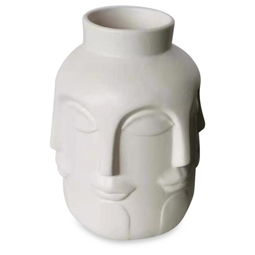 Vase Ceramic Monsieur Blanc DeclikDeco  - Vase blanc design