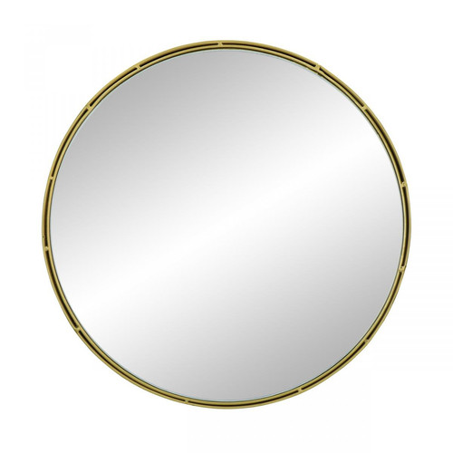 Miroir En Métal BEAUTIFUL 35cm Pomax  - Miroir rond ovale design
