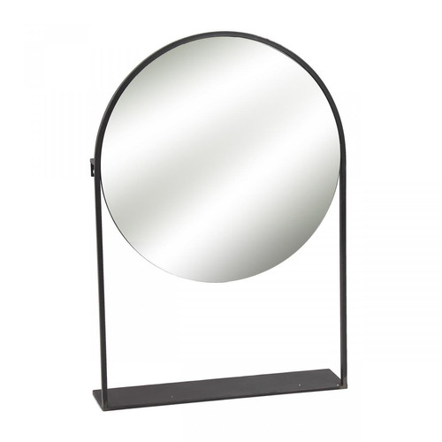 Miroir FRAX en Métal  - Miroir rond ovale design