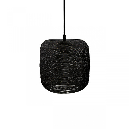 Suspension En Métal Noir SHIARAN 15 x 15 cm - Deco luminaire industriel
