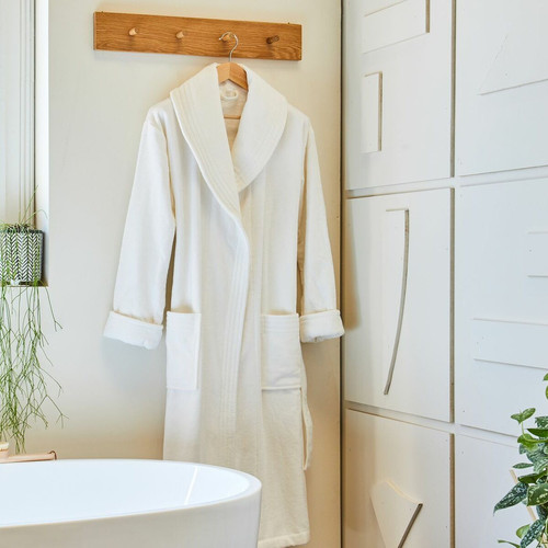 Peignoir de bain Blanc - Blanc des vosges - Salle de Bain Meubles & Déco