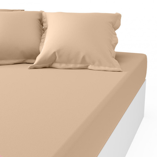 Drap-housse coton TERTIO® - Rose beige - 3S. x Tertio (Nos Unis) - Journee du sommeil
