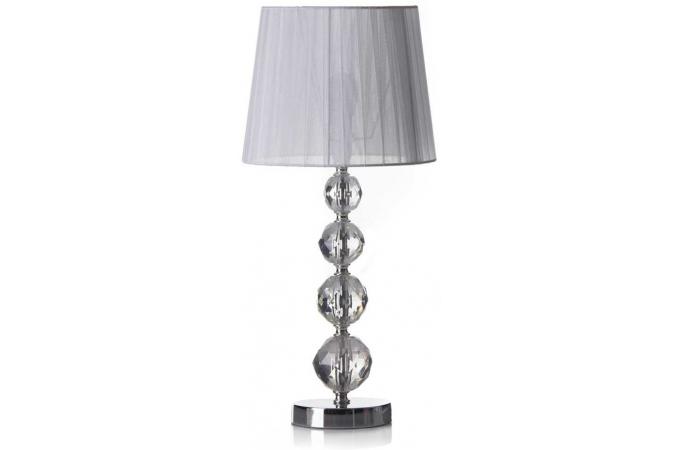 Lampe De Table E14 - Max 40W Blanc 25 X 25 X 54 Cm
