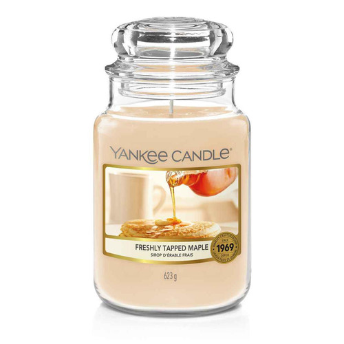 Bougie Grand Modèle Freshly Tapped Maple - Deco luminaire yankee candle