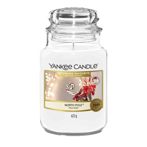 Bougie Grand Modèle North Pole - Deco luminaire yankee candle