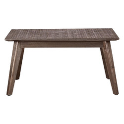Table basse carré 90cm chêne gris foncé